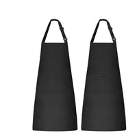 Solid color apron for kitchen and household use waterproof and oil resistant