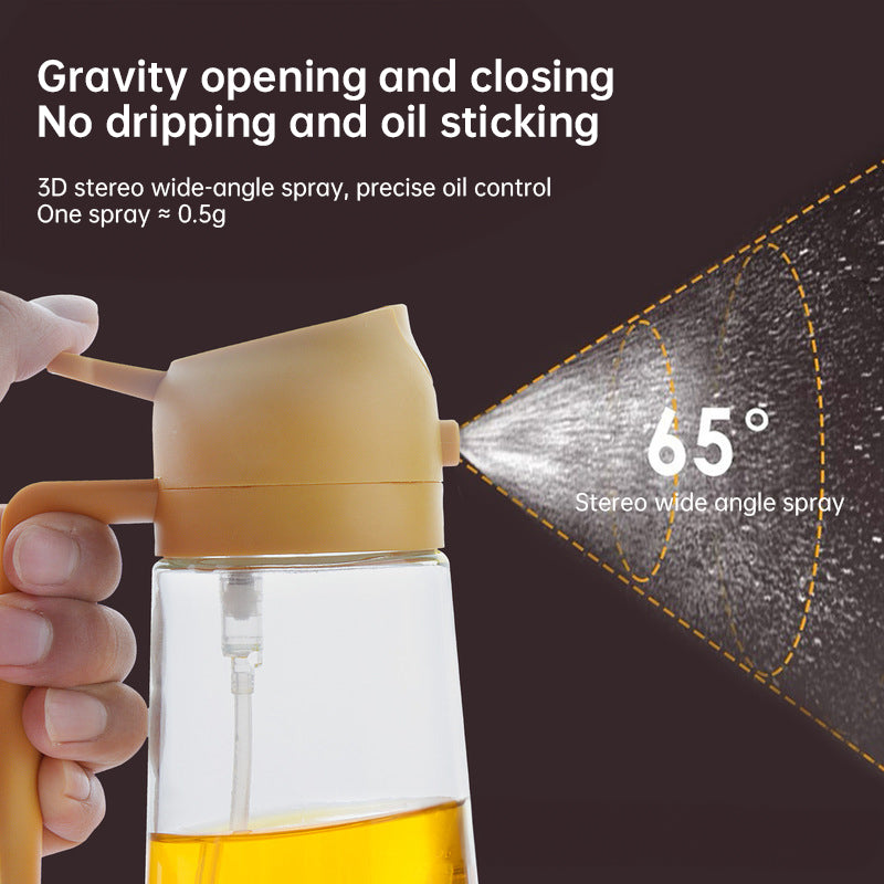 2-in-1 Kitchen Olive Oil Dispenser, Oil Sprayer, Grilling & Picnic Tools