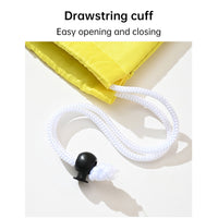 Insulated bag for keeping fresh: reusable storage organizer for bananas, lettuce and vegetables (drawstring closure)