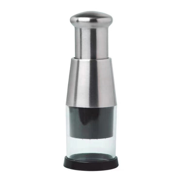 Stainless Steel Manual Kitchen Chopper (for garlic, ginger, herbs, nuts)