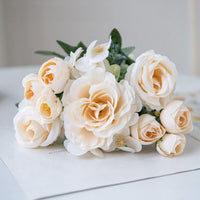 High-quality silk roses: for home, bedroom, weddings (wreaths, arch decor), outdoor yards, DIY gifts.