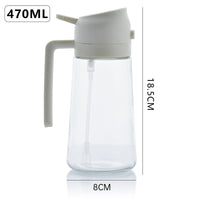 2-in-1 Kitchen Olive Oil Dispenser, Oil Sprayer, Grilling & Picnic Tools