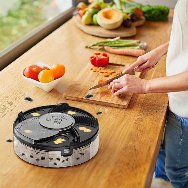 Fly Trap: Automatic, Removable Pest Catcher for Household & Kitchen