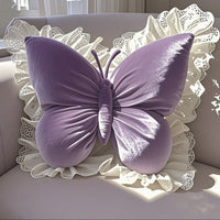 Butterfly Princess Pillow - Office, Living Room, Bedroom (with Bow). Sofa/Car Cushion, New Home Decor