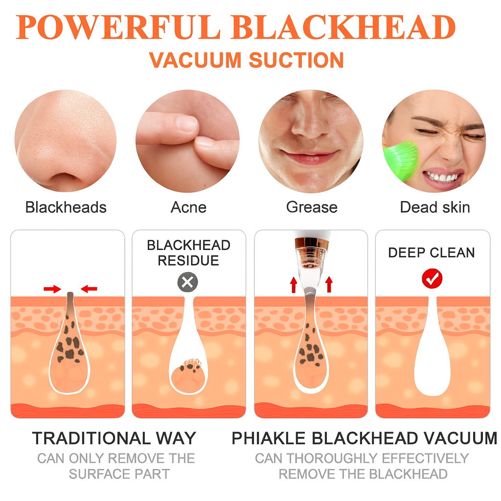 6 in 1 Multi-function Blackhead Remover Tools DERMA